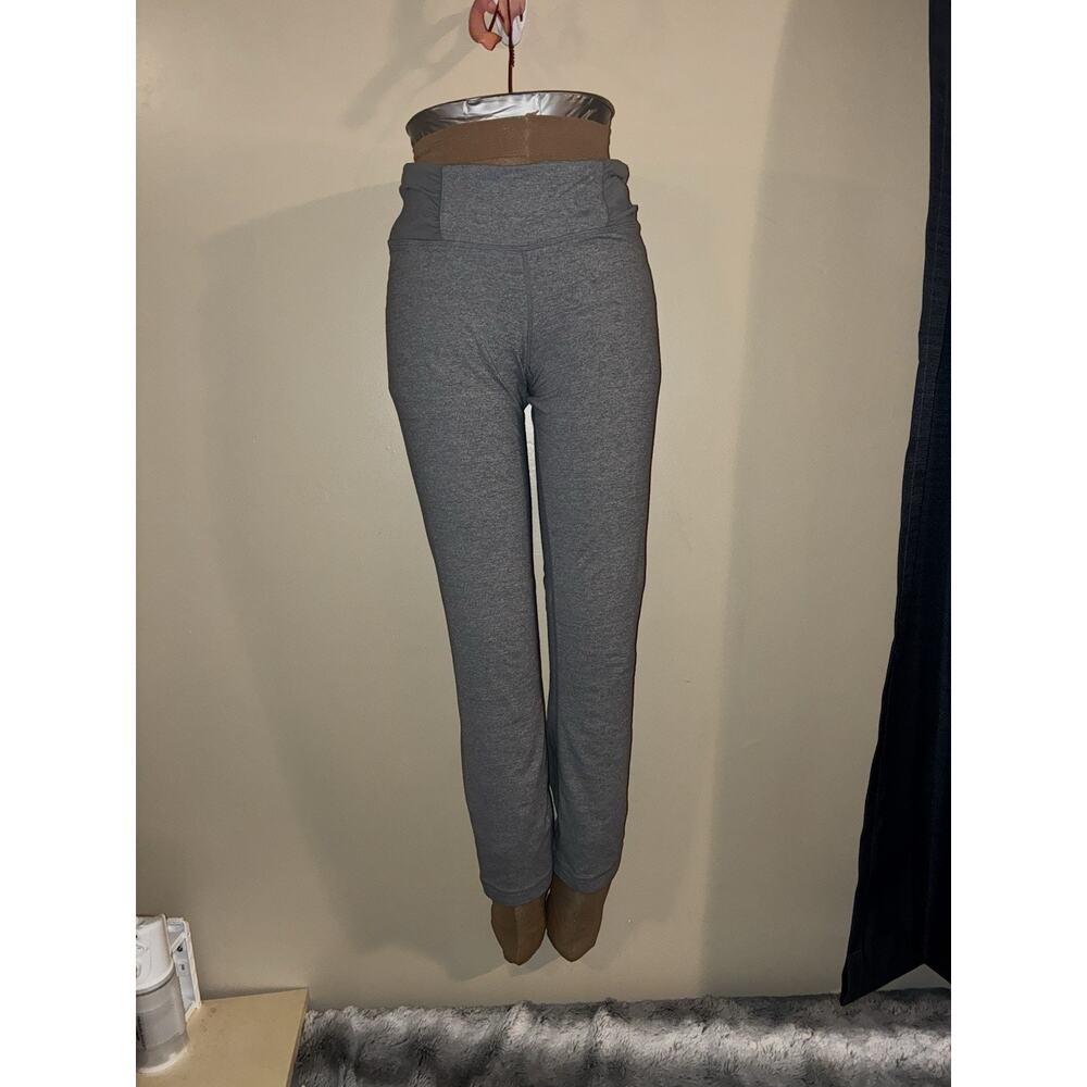 Lululemon Size 6 Athletic Leggings Y2K Heather Gray Exercise Pants dance